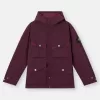 Feldjacke mit Kapuze, Anti-Drop- und Druckknopftaschen