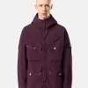 Feldjacke mit Kapuze, Anti-Drop- und Druckknopftaschen