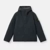 Gepolsterte Kapuzenjacke mit Anti-Drop- und Druckknopftaschen