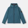 Gepolsterte Kapuzenjacke mit Anti-Drop- und Druckknopftaschen