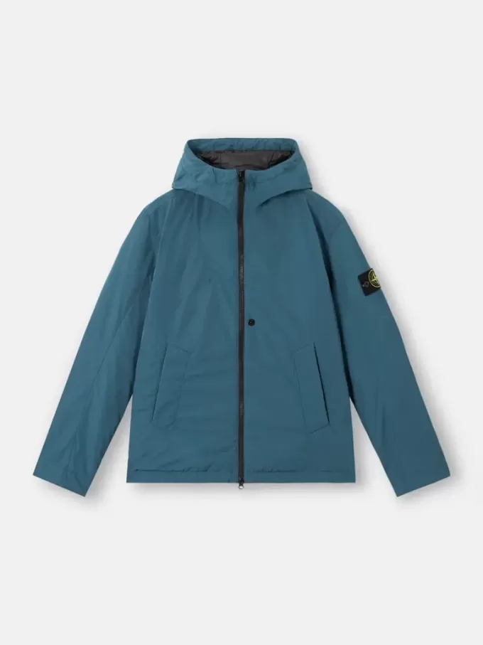 Gepolsterte Kapuzenjacke mit Anti-Drop- und Druckknopftaschen