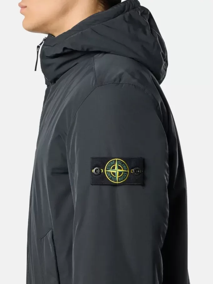 Gepolsterte Kapuzenjacke mit Anti-Drop- und Druckknopftaschen