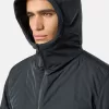 Gepolsterte Kapuzenjacke mit Anti-Drop- und Druckknopftaschen
