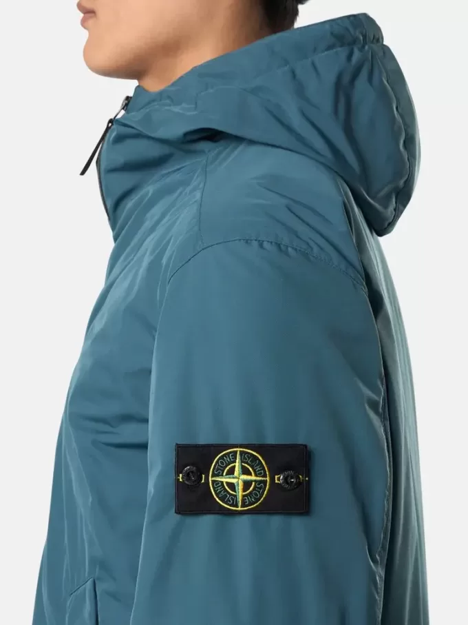 Gepolsterte Kapuzenjacke mit Anti-Drop- und Druckknopftaschen