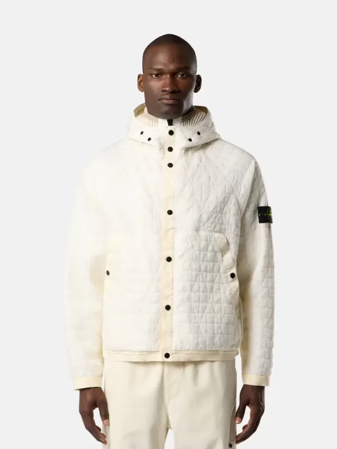 Gepolsterte Kapuzenjacke mit Anti-Tropf- und Windschutz