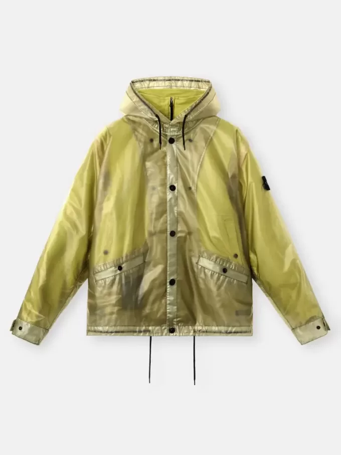 Jacke mit herausnehmbarem Futter und Polyurethan-Außenmaterial