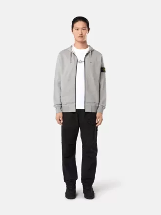 Kapuzen-Sweatshirt mit Kordelzugkapuze und Reißverschluss