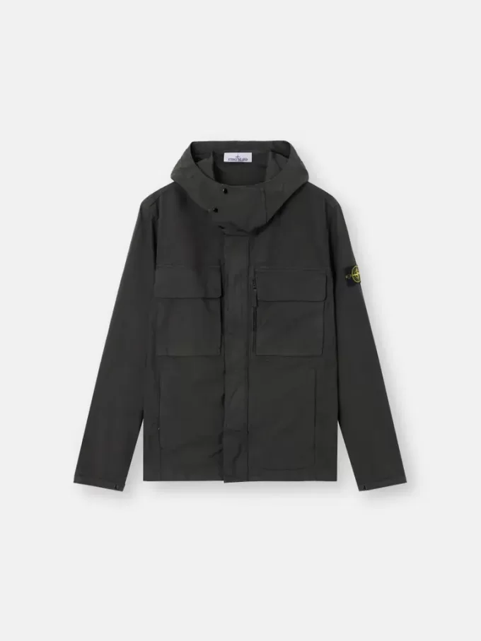 Kapuzenjacke mit Anti-Drop- und Brusttaschen
