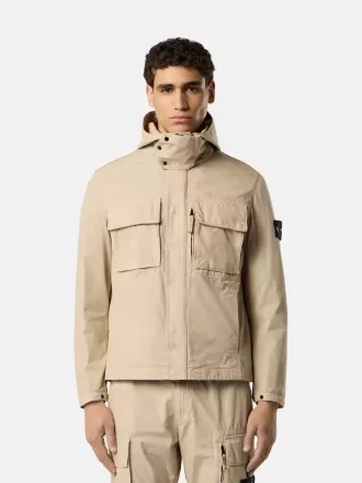 Kapuzenjacke mit Anti-Drop- und Brusttaschen