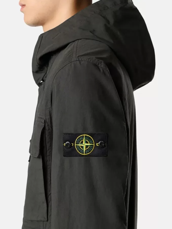 Kapuzenjacke mit Anti-Drop- und Brusttaschen