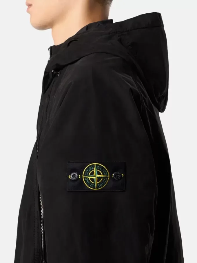 Kapuzenjacke mit Anti-Drop- und Reißverschlusstaschen