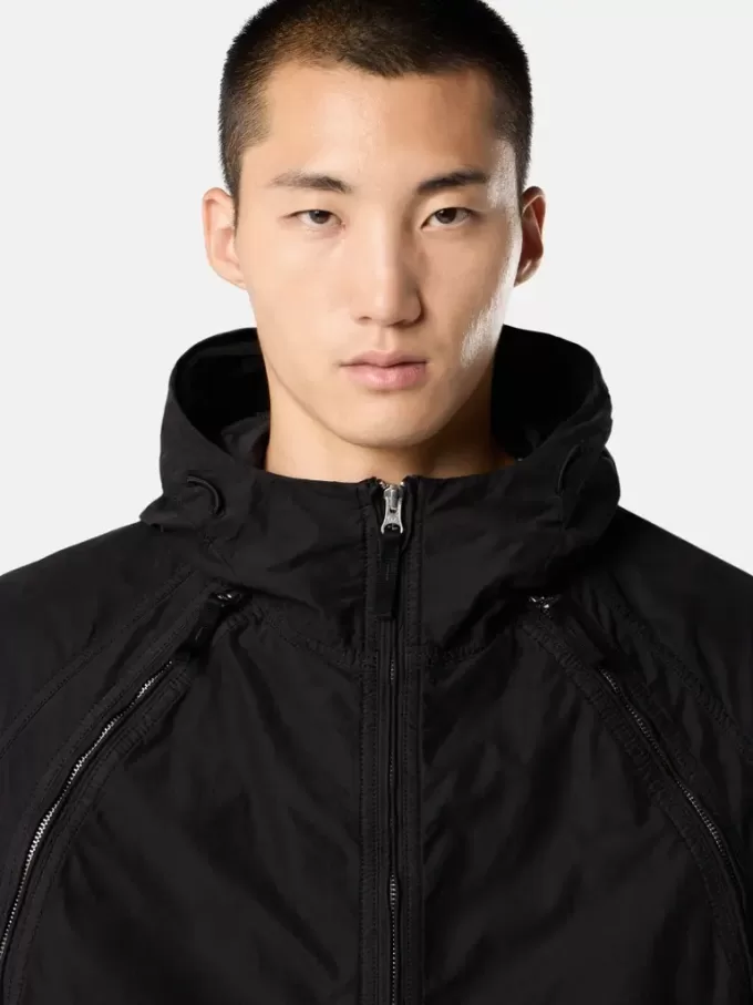 Kapuzenjacke mit Anti-Drop- und Reißverschlusstaschen