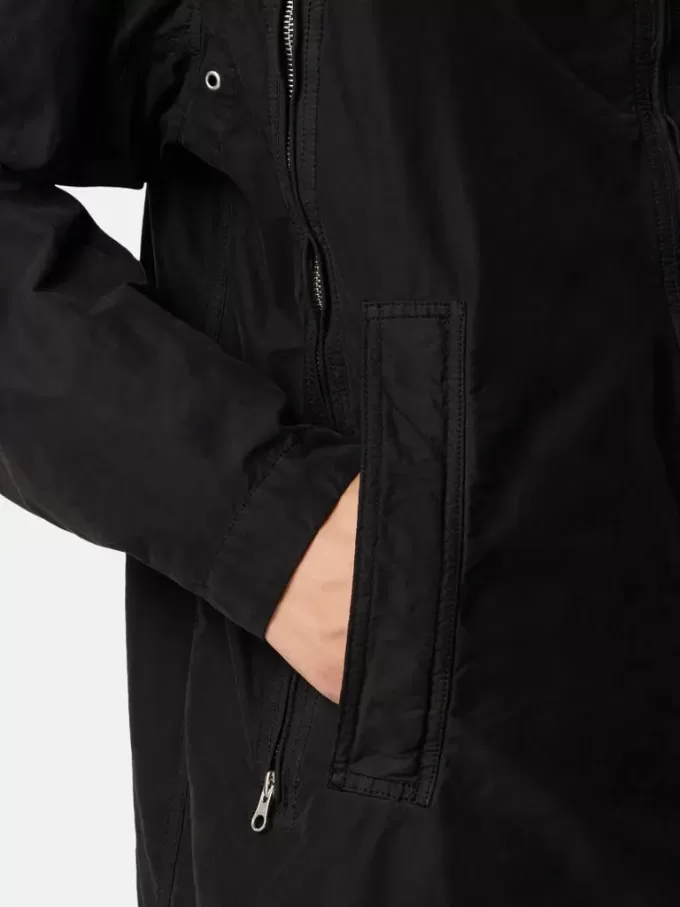 Kapuzenjacke mit Anti-Drop- und Reißverschlusstaschen