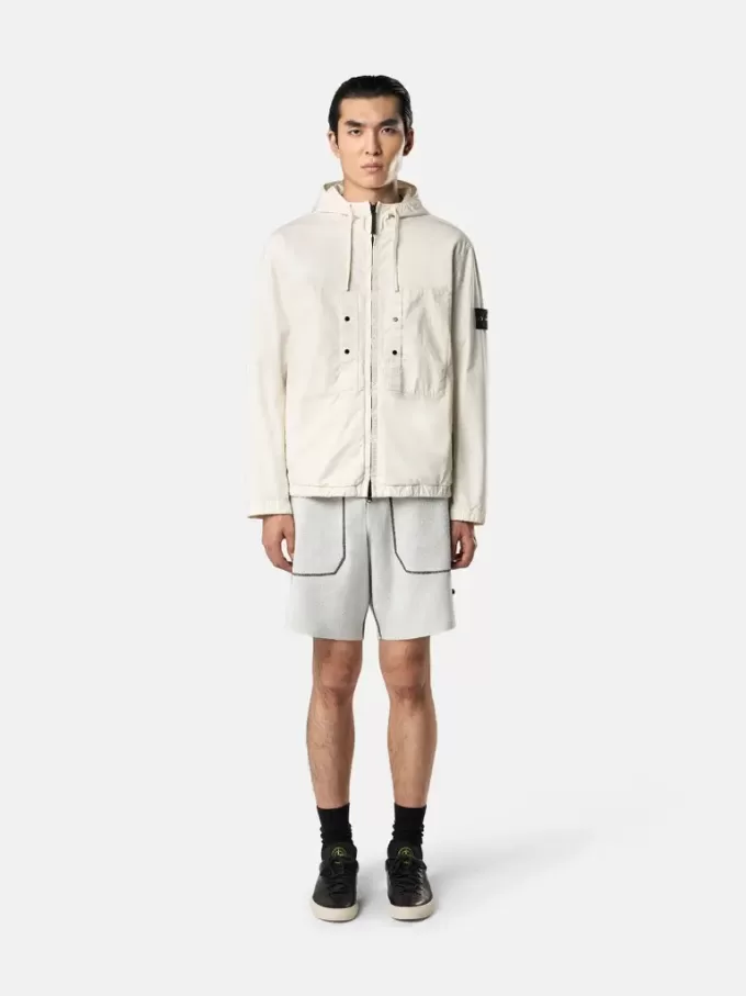Kapuzenjacke mit Brusttaschen und Anti-Drop-Funktion