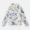 Kapuzenjacke mit Camouflage-Print und Anti-Drop-Beschichtung