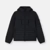 Kapuzenjacke mit nahtlosen Federtunneln und Anti-Drop-Funktion