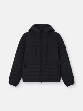 Kapuzenjacke mit nahtlosen Federtunneln und Anti-Drop-Funktion