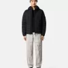 Kapuzenjacke mit nahtlosen Federtunneln und Anti-Drop-Funktion