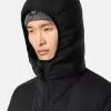 Kapuzenjacke mit nahtlosen Federtunneln und Anti-Drop-Funktion