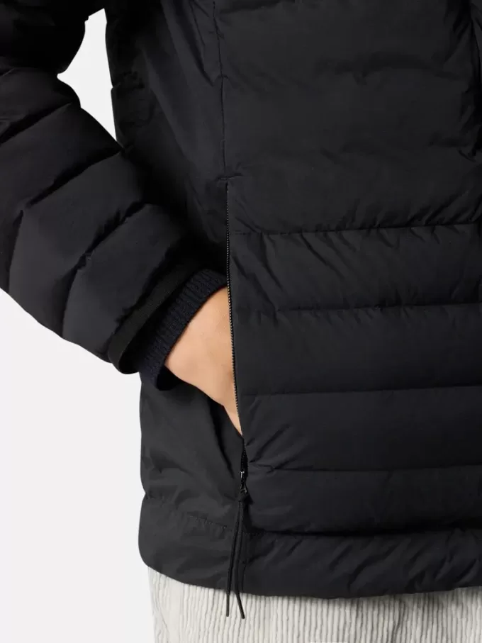 Kapuzenjacke mit nahtlosen Federtunneln und Anti-Drop-Funktion