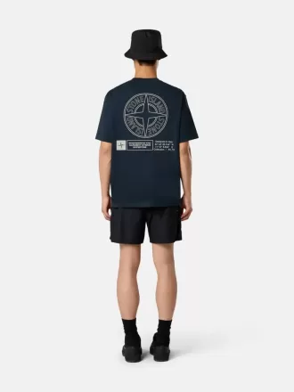 Kurzarm-T-Shirt in regulärer Passform mit „Industrial”-Aufdruck