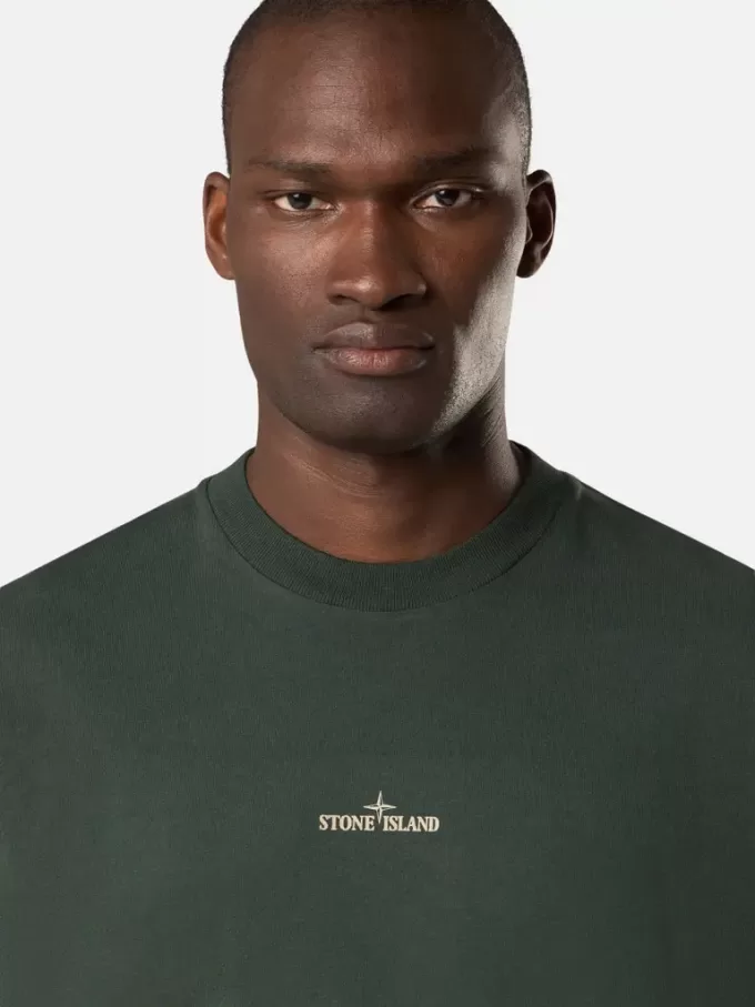 Kurzarm-T-Shirt in regulärer Passform mit „Industrial”-Aufdruck