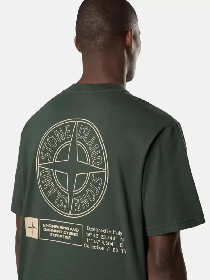 Kurzarm-T-Shirt in regulärer Passform mit „Industrial”-Aufdruck