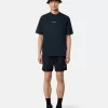 Kurzarm-T-Shirt in regulärer Passform mit „Industrial”-Aufdruck