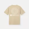 Kurzarm-T-Shirt in regulärer Passform mit „Industrial”-Aufdruck