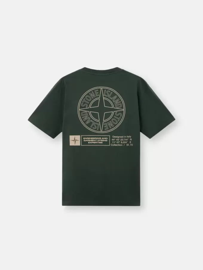 Kurzarm-T-Shirt in regulärer Passform mit „Industrial”-Aufdruck