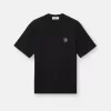 Kurzarm-T-Shirt mit Kompass-Aufnäher