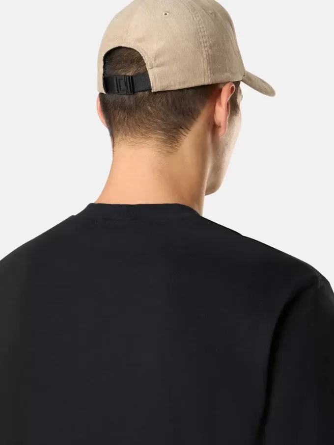 Kurzarm-T-Shirt mit Kompass-Aufnäher