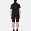Kurzärmeliges Poloshirt mit Kompass-Aufnäher