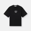 Kurzärmeliges T-Shirt in regulärer Passform mit „02 Industrial Logos”-Print