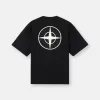 Kurzärmeliges T-Shirt in regulärer Passform mit „02 Industrial Logos”-Print