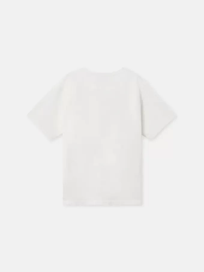 Kurzärmeliges T-Shirt in regulärer Passform mit archivinspiriertem Print