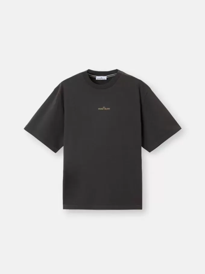 Kurzärmeliges T-Shirt in regulärer Passform mit „Bleeding Numbers”-Print