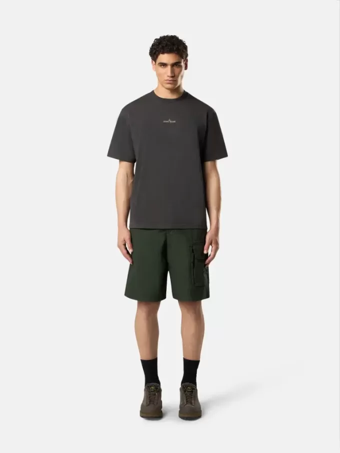 Kurzärmeliges T-Shirt in regulärer Passform mit „Bleeding Numbers”-Print