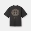 Kurzärmeliges T-Shirt in regulärer Passform mit „Bleeding Numbers”-Print
