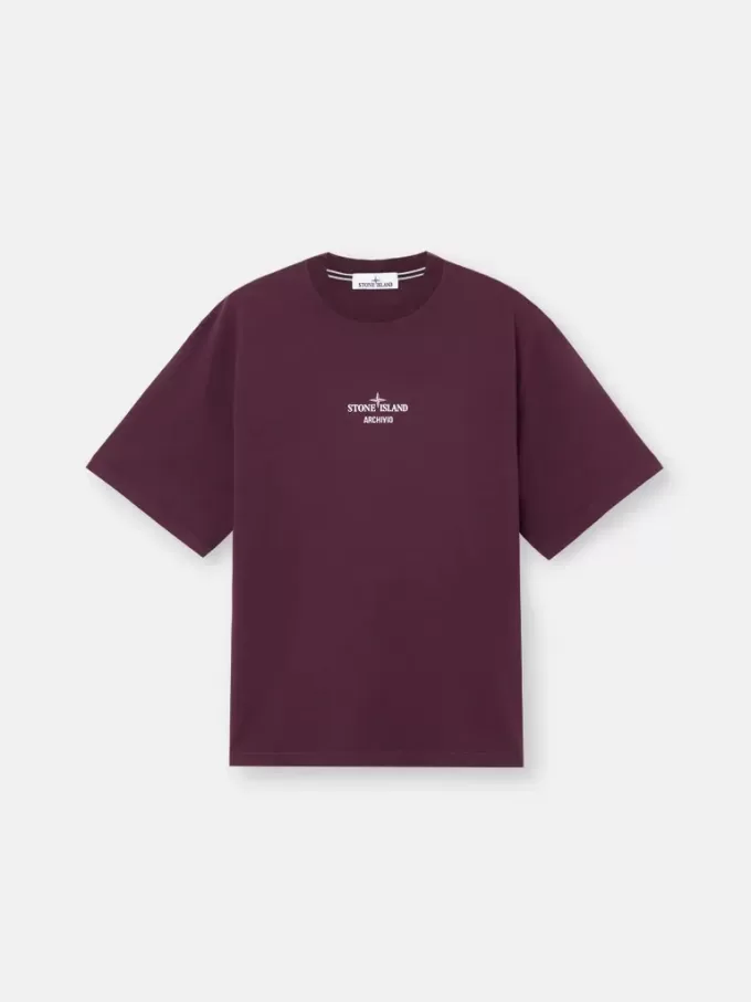 Kurzärmeliges T-Shirt in regulärer Passform mit saisonalem „Archivio”-Print