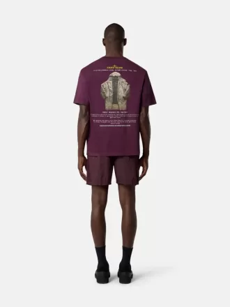 Kurzärmeliges T-Shirt in regulärer Passform mit saisonalem „Archivio”-Print