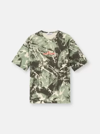 Kurzärmeliges T-Shirt mit „Scan Camo”-Print