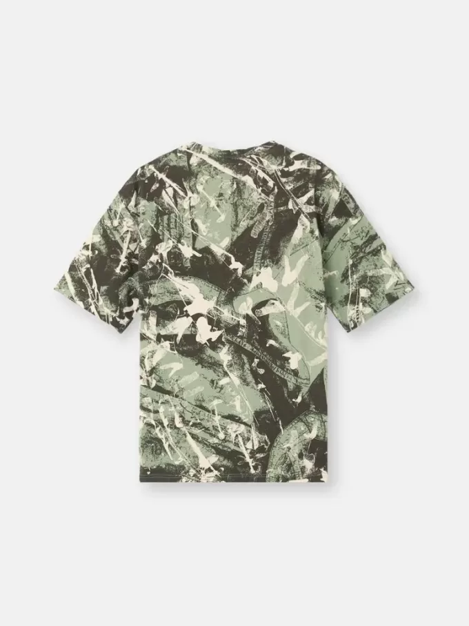 Kurzärmeliges T-Shirt mit „Scan Camo”-Print