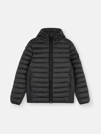 Leichte Daunenjacke mit Kapuze
