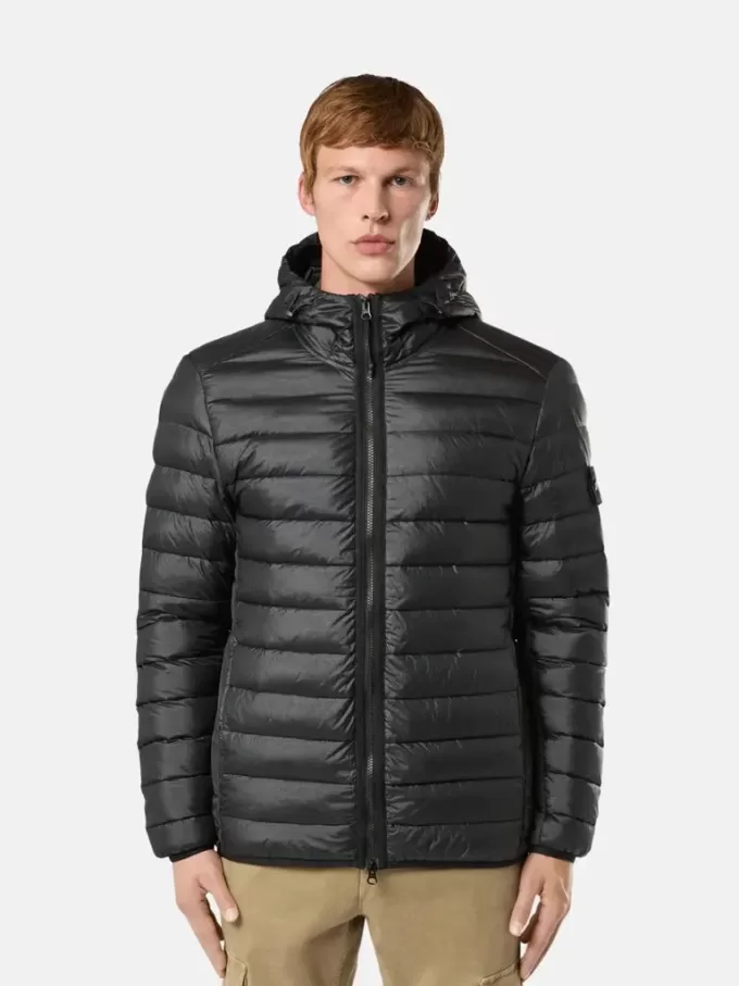 Leichte Daunenjacke mit Kapuze