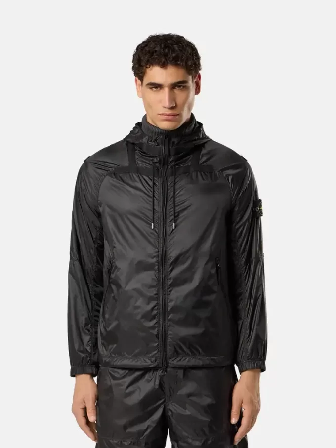 Leichte Kapuzenjacke mit Anti-Drop- und reflektierenden Details