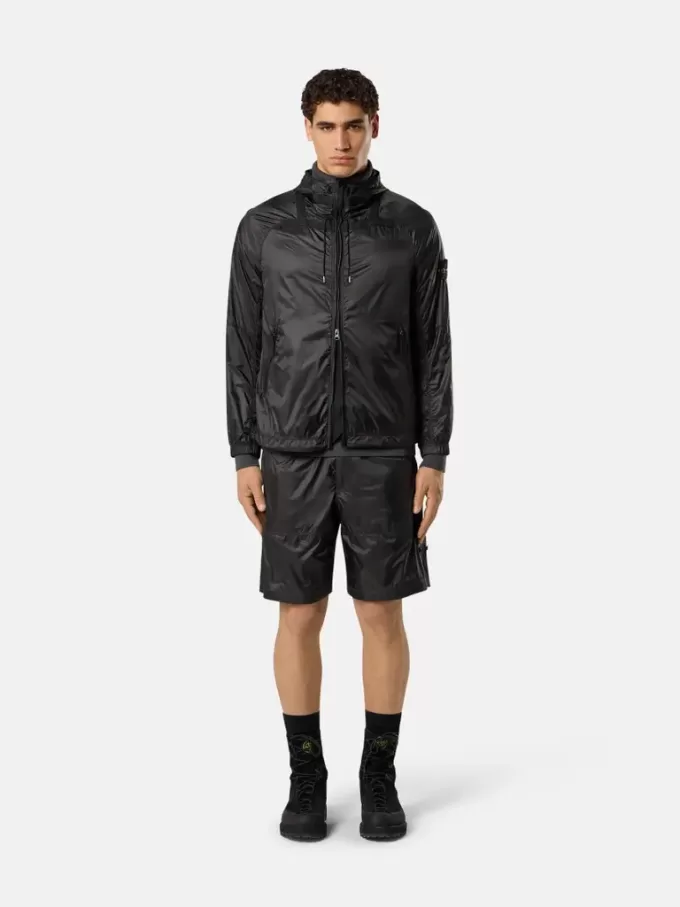 Leichte Kapuzenjacke mit Anti-Drop- und reflektierenden Details