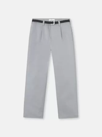 Lockere Chino-Hose mit Nylon-Gürtel