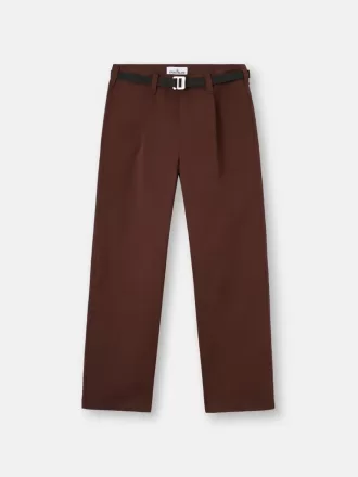 Lockere Chino-Hose mit Nylon-Gürtel