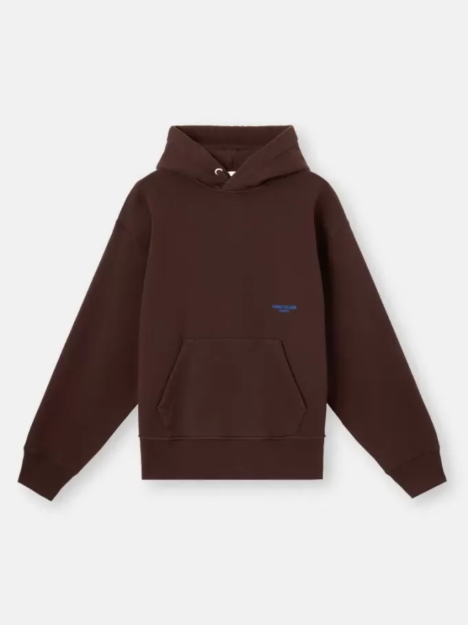 Oversized-Sweatshirt mit Kapuze und Kängurutasche